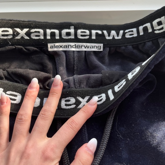 Alexander Wang Velour Sweatpants - Blue (Size S) | Excellent Condition - Picture 5 of 8